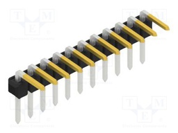 Connector: pin strips; pin header; male; PIN: 11; 2.54mm; THT; 1x11