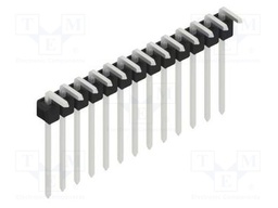 Connector: pin strips; pin header; male; PIN: 13; 2.54mm; THT; 1x13