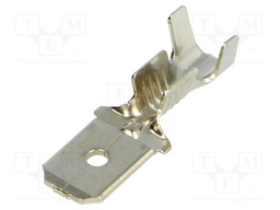 Terminal: flat; 6.3mm; 0.8mm; male; 1÷2.5mm2; crimped; for cable