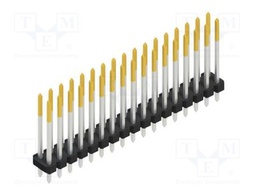 Connector: pin strips; pin header; male; PIN: 34; 2.54mm; THT; 2x17