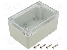 Enclosure: multipurpose; X: 80mm; Y: 120mm; Z: 60mm; ZP; light grey