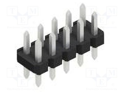 Connector: pin strips; pin header; male; PIN: 10; 2.54mm; THT; 2x5