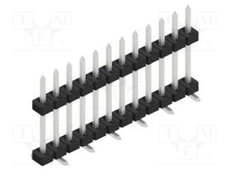 Connector: pin strips; pin header; male; PIN: 12; 2mm; SMT; 1x12