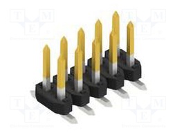 Connector: pin strips; pin header; male; PIN: 10; 2mm; SMT; 2x5; 100V
