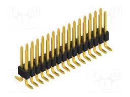 Connector: pin strips; pin header; male; PIN: 32; 1.27mm; SMT; 2x16