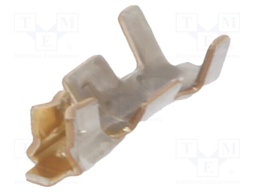 Contact; female; 30AWG÷26AWG; DF13; gold-plated; crimped; 1.25mm