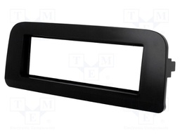 Radio mounting frame; Škoda; 1 DIN; black