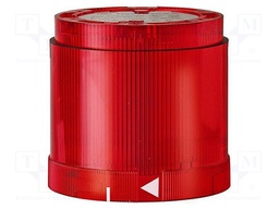 Signaller: lighting; xenon arc lamp; red; Usup: 24VDC; IP54; 125mA