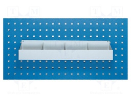 Container: in-tray; with compartment; 456x50x100mm