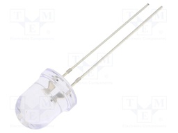 LED; 8mm; bicolour; blue,yellow; 3000÷4200mcd; 4200÷5800mcd; 30°