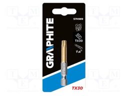 Screwdriver bit; Torx®; TX30; Overall len: 50mm