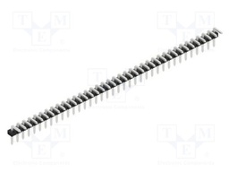 Connector: pin strips; pin header; male; PIN: 37; 2mm; THT; 1x37
