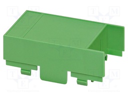 Upper housing; green; UL94V-0; EG 45; polycarbonate; X: 45mm