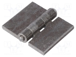 Hinge; Width: 60mm; steel; H: 50mm; V: without coating,for welding
