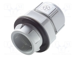 Cable gland; IP68; Mat: polyamide; light grey; push-in