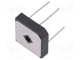 Bridge rectifier: single-phase; Urmax: 50V; If: 15A; Ifsm: 300A