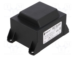 Transformer: encapsulated; 20VA; 230VAC; 12V; 1666.6mA; IP00; 600g