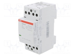 Contactor: 4-pole installation; NC x2 + NO x2; 24VAC; 24VDC; 25A