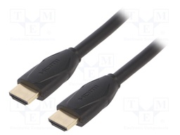 Cable; HDMI 1.4; HDMI plug,both sides; 2m; black; 30AWG; Core: CCS