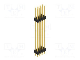 Connector: pin strips; pin header; male; PIN: 8; 2.54mm; THT; 2x4