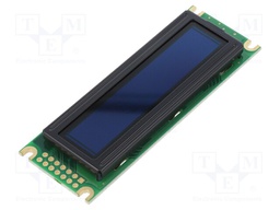 Display: OLED; graphical; 2.4"; 100x16; Dim: 85x30x10mm; green