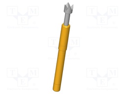 Test needle; Operational spring compression: 4mm; 5A; Ø: 3mm; 1.5N