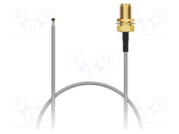 Cable; IPEX MHF 4,RP-SMA female; grey; angled,straight; -40÷85°C