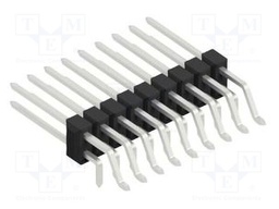 Connector: pin strips; pin header; male; PIN: 18; 2.54mm; SMT,THT