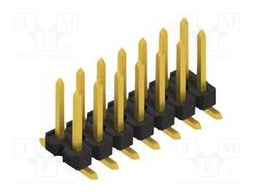 Connector: pin strips; pin header; male; PIN: 14; 2.54mm; SMT; 2x7