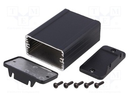Enclosure: shielding; X: 59mm; Y: 80mm; Z: 31mm; aluminium; black