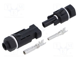 Connector: solar; male + female; 2.5÷6mm2; socket,plug; -40÷85°C