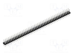 Connector: pin strips; pin header; male; PIN: 86; 2mm; THT; 2x43