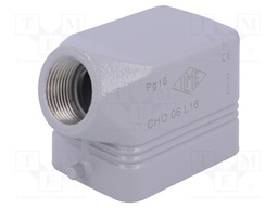 Enclosure: for HDC connectors; C-TYPE; size 44.27; IP66; PG16