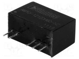 Converter: DC/DC; 1W; Uin:10.8÷13.2V; Uout:12VDC; Uout2:-12VDC