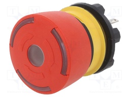 Switch: emergency stop; Stabl.pos: 2; NC x2; 5A/250VAC; 5A/24VDC