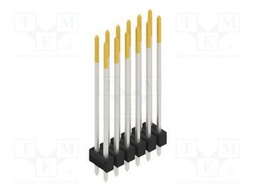 Connector: pin strips; pin header; male; PIN: 12; 2.54mm; THT; 2x6