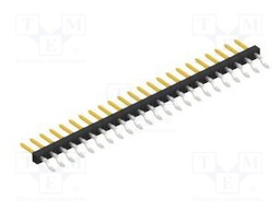 Connector: pin strips; pin header; male; PIN: 23; 2mm; SMT; 1x23