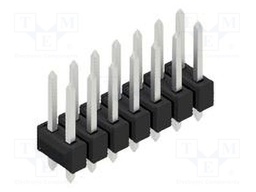 Connector: pin strips; pin header; male; PIN: 14; 2.54mm; THT; 2x7