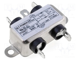 Filter: anti-interference; 250VAC; Cx: 100nF; Cy: 3.3nF; 1.8mH