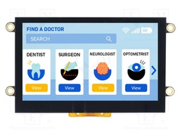 Display: TFT; 480x272; Illumin: LED; Dim: 106x67.2x16mm; 1000cd/m2