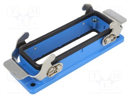 Enclosure: for Han connectors; Han Ex; size 24B; zinc alloy