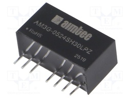 Converter: DC/DC; 3W; Uin: 4.5÷9V; Uout: 24VDC; Iout: 167mA; SIP8; THT