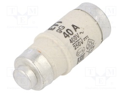 Fuse: fuse; gG; 40A; 400VAC; 250VDC; ceramic; D02; D0