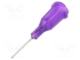 Needle: steel; 0.5"; Size: 21; straight; 0.51mm; Mounting: Luer Lock
