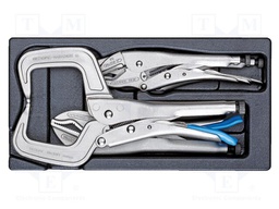 Kit: pliers; for gripping and bending,for profiles
