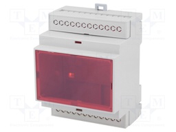 Enclosure: for DIN rail mounting; Y: 90.2mm; X: 71mm; Z: 57.5mm; ABS