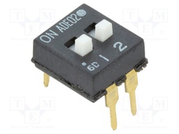 ADE02A04=2 POS DIP SWITCH