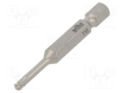 Screwdriver bit; Torx®,spherical; T15; Overall len: 50mm