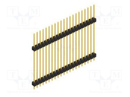 Connector: pin strips; pin header; male; PIN: 21; 2.54mm; THT; 1x21