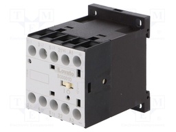 Contactor: 3-pole; NO x3; Auxiliary contacts: NC; 12VDC; 9A; DIN; BG